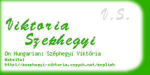 viktoria szephegyi business card