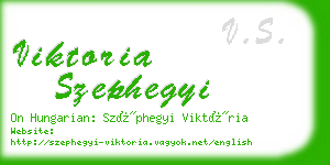 viktoria szephegyi business card